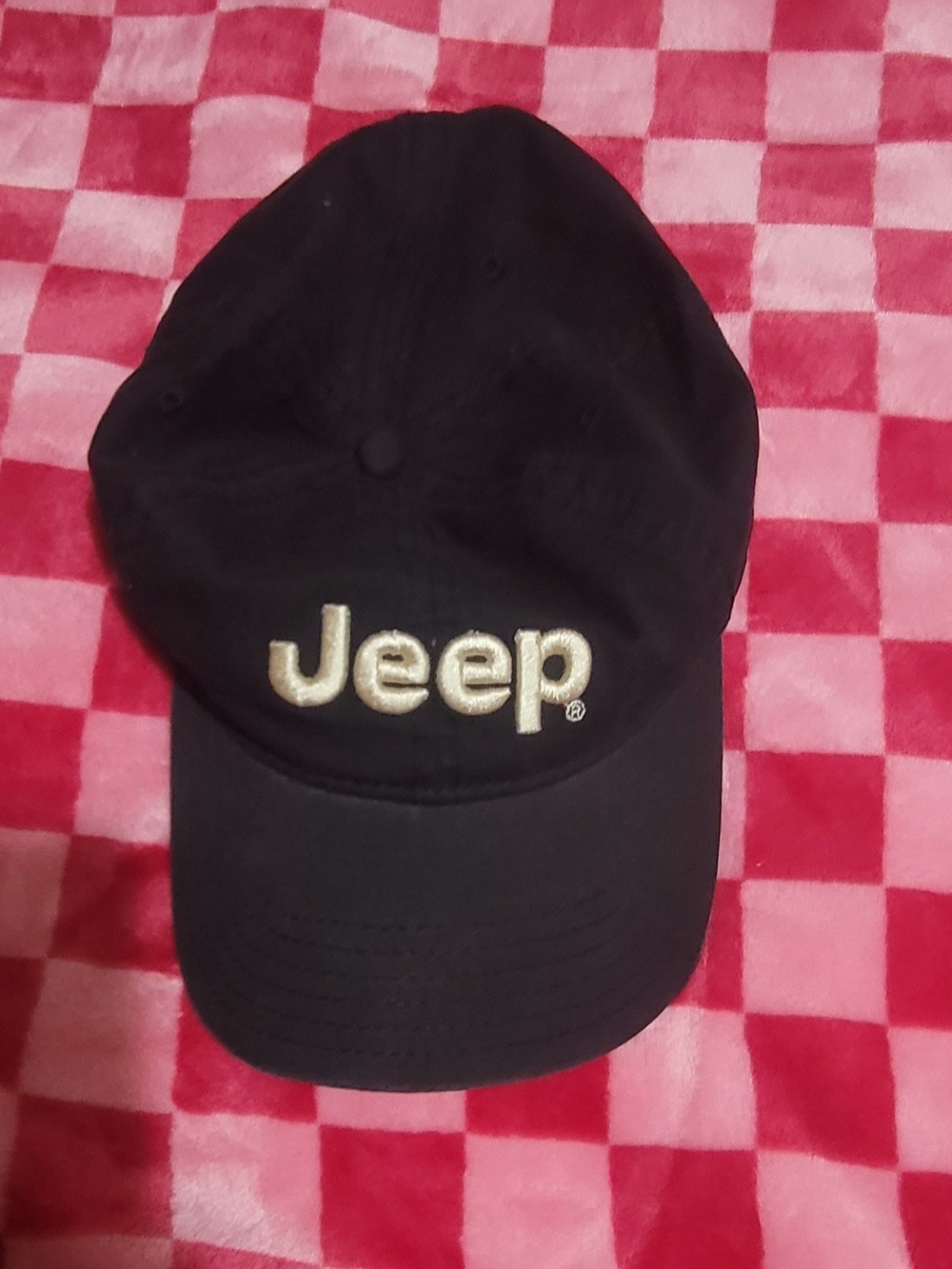 Jeep Black Cap with White Logo Embroidery - Picture 2 of 4
